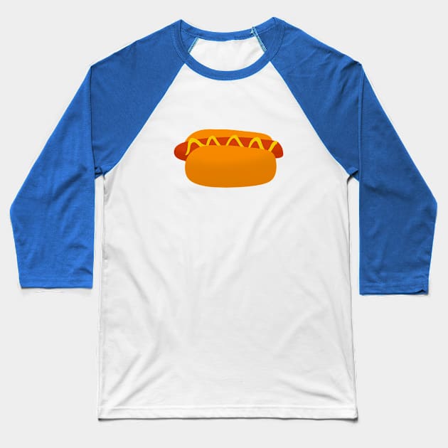 Just a hotdog Baseball T-Shirt by novabee